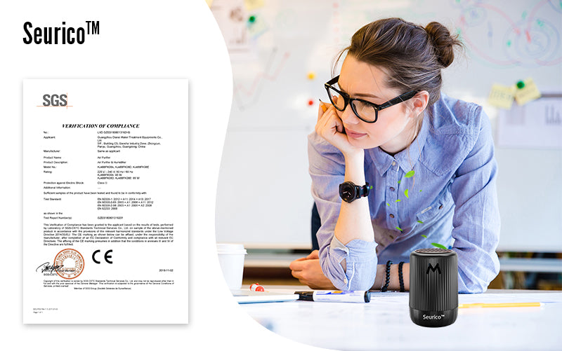 Seurico™ Air Purifier: Eliminate Dust and Viruses