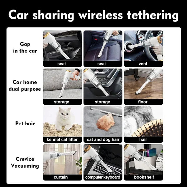 š„Last Day Promotion 50% OFF - Wireless Handheld Car Vacuum Cleaner
