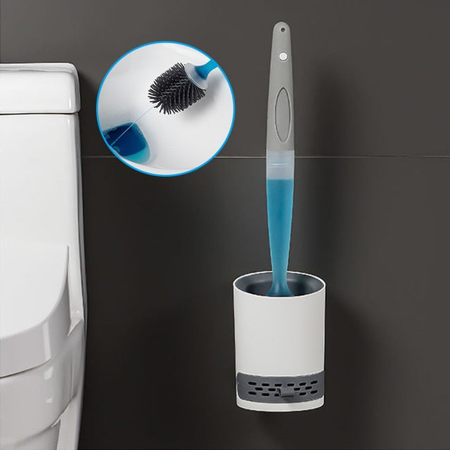 Seurico™ Refillable Silicone Toilet Brush