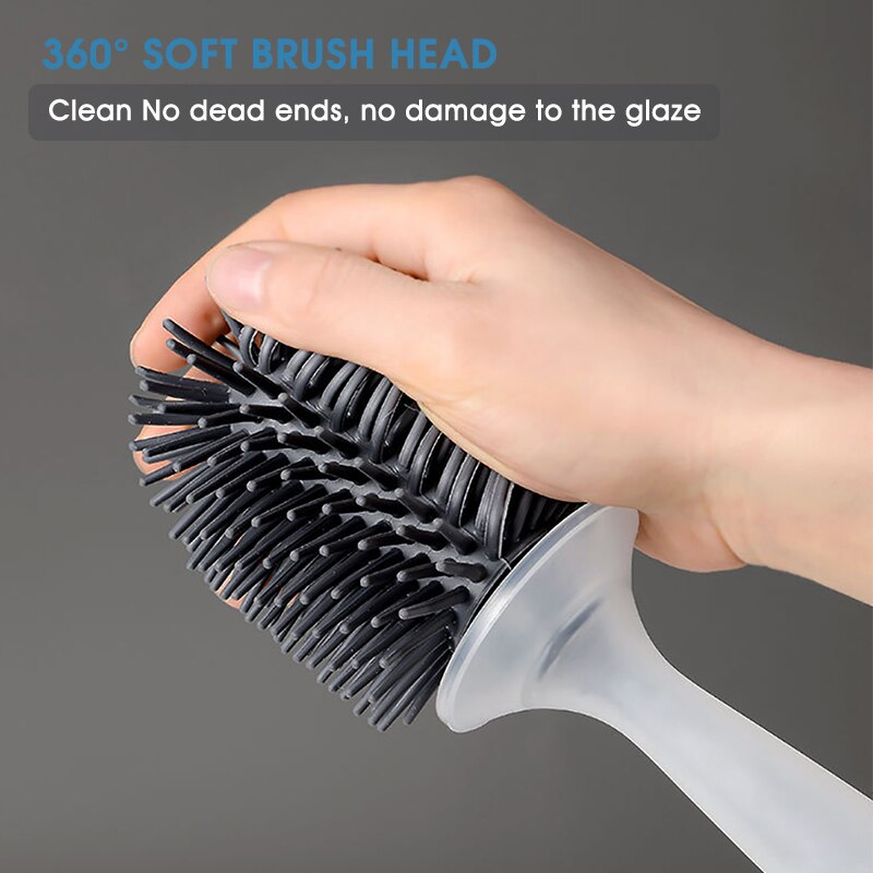 Seurico™ Refillable Silicone Toilet Brush