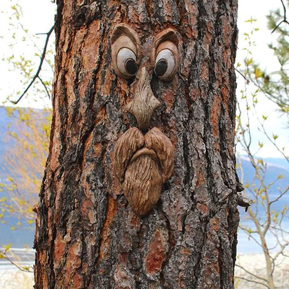 Tree Faces Decor Outdoor