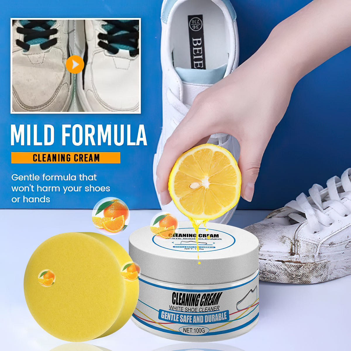 Seurico™ White Shoe Cleaning Cream