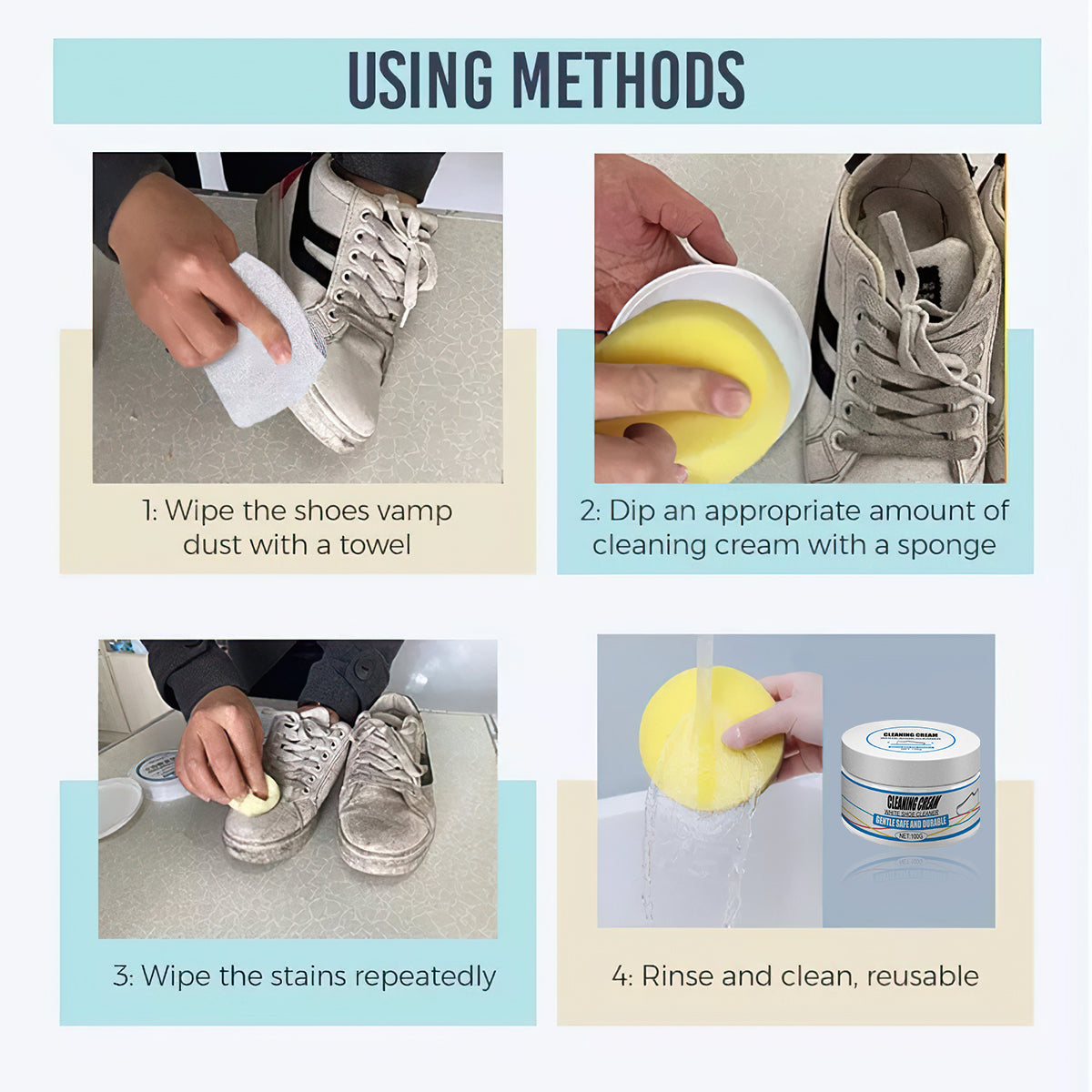 Seurico™ White Shoe Cleaning Cream