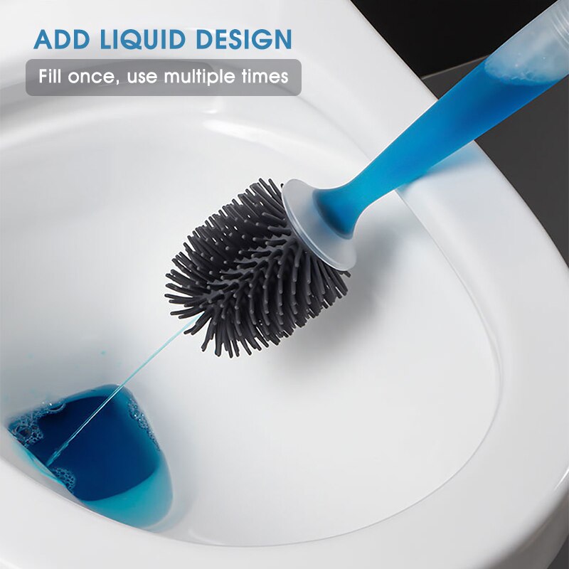Seurico™ Refillable Silicone Toilet Brush