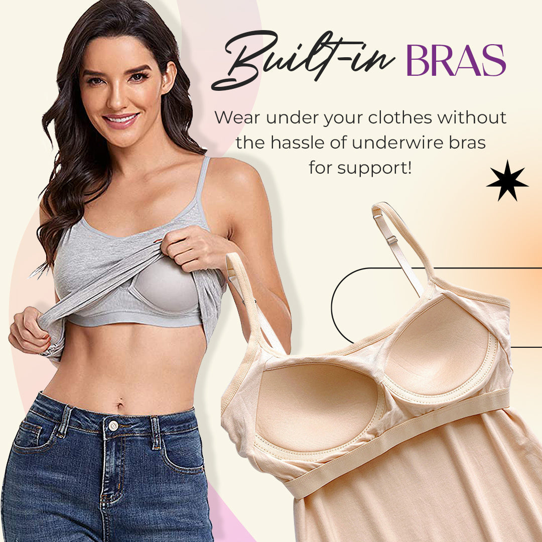 Tank With Built-In Bra
